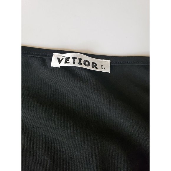 VETIOR Women's Sleeveless Deep V Neck Wrap Ruched Bodycon Cocktail Party Mini Dr - Picture 2 of 4